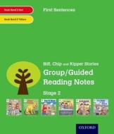 Oxford Reading Tree: Level 2: First Sentences: Group/guided Reading Notes di Roderick Hunt, Thelma Page edito da Oxford University Press