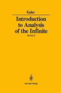 Introduction to Analysis of the Infinite di Leonard Euler edito da Springer New York