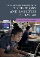 The Cambridge Handbook of Technology and Employee Behavior edito da Cambridge University Press