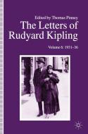 The Letters of Rudyard Kipling di Rudyard Kipling edito da Palgrave USA