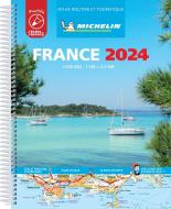 France 2024 - Tourist & Motoring Atlas A4 Laminated Spiral di Michelin edito da Michelin Editions Des Voyages
