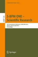 S-BPM ONE - Scientific Research edito da Springer-Verlag GmbH