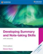 Developing Summary And Note-taking Skills With Answers di Marian Barry edito da Cambridge University Press