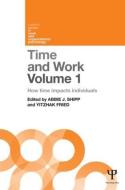 Time and Work, Volume 1 di Abbie J. Shipp edito da Psychology Press