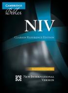 Niv Clarion Reference Bible, Black Calf Split Leather, Ni484:x edito da Cambridge University Press