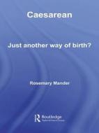 Caesarean di Rosemary Mander edito da Routledge