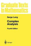 Complex Analysis di Serge Lang edito da Springer New York