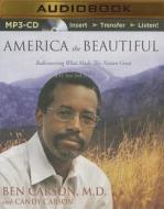 America the Beautiful: Rediscovering What Made This Nation Great di Ben Carson edito da Zondervan on Brilliance Audio