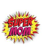 Super Mom: Super Mom (Journal/Diary/Notebook) (Composition Book Journal) (8.5 X 11 Large) di Just Journals edito da LIGHTNING SOURCE INC