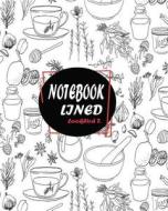 Notebook: Medicinal Herbs Pattern: Notebook Journal Diary, 120 Pages, 8" X 10" (Notebook Lined, Blank No Lined) di Lookbird T edito da Createspace Independent Publishing Platform