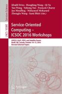 Service-Oriented Computing - ICSOC 2016 Workshops edito da Springer International Publishing
