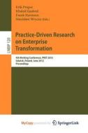 Practice-Driven Research On Enterprise Transformation edito da Springer Nature B.V.