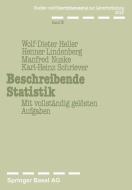 Beschreibende Statistik di Heller, Lindenberg, Nuske, Schriever edito da Birkhäuser Basel