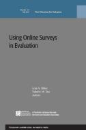 Use Online Surveys in Eval 115 di Ev, Ritter, Sue edito da John Wiley & Sons