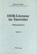DDR-Literatur im Tauwetter di Richard A. Zipser edito da Lang, Peter