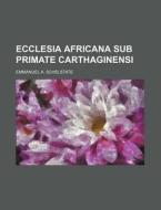 Ecclesia Africana Sub Primate Carthaginensi di Emmanuel A. Schelstate edito da Rarebooksclub.com
