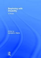 Beginning with Disability edito da Taylor & Francis Ltd