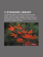 C Standard Library: Gnu C Library, Strcp di Books Llc edito da Books LLC, Wiki Series
