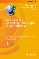 Computer and Computing Technologies in Agriculture XI edito da Springer International Publishing