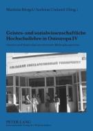 Geistes- und sozialwissenschaftliche Hochschullehre in Osteuropa IV edito da Lang, Peter GmbH