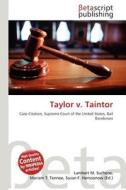 Taylor V. Taintor edito da Betascript Publishing