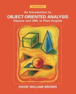 An Introduction to Object-Oriented Analysis di D. Brown, David William Brown, Phillip Brown edito da John Wiley & Sons