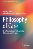 Philosophy of Care edito da Springer International Publishing