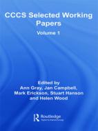 CCCS Selected Working Papers di Gray Ann, Dr Ann (University of Lincoln Gray edito da Taylor & Francis Ltd