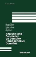 Analysis and Geometry on Complex Homogeneous Domains di Jacques Faraut, Soji Kaneyuki, Adam Koranyi, Qi-Keng Lu, Guy Roos edito da Birkhäuser Boston
