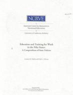 Education And Training For Work : Policy Instrumen di Mcdonnell edito da Rand