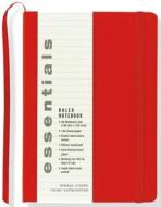 Essentials Small Red Ruled Notebook edito da Peter Pauper Press Inc,us
