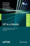 IoT as a Service edito da Springer Nature Switzerland