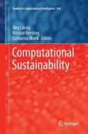 Computational Sustainability edito da Springer International Publishing