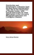 Disinfection And Disinfectants di Henry Martyn Bracken edito da Bibliolife