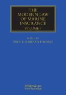 The Modern Law of Marine Insurance di Rhidian Thomas edito da Informa Law from Routledge