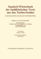 Sanskrit-Worterbuch Der Buddhistischen Texte Aus Den Turfan-Funden. Lieferung 25: Sam-Pad/Su-Sikta (25. Lfg.) edito da Vandehoeck & Rupprecht