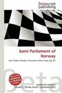 Sami Parliament of Norway edito da Betascript Publishing