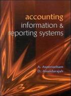 Accounting Information And Reporting Systems di Al Aseervatham, Duraiappah Anandarajah edito da Mcgraw-hill Education - Europe