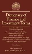 Dictionary Of Finance And Investment Terms di John Downes, Jordan Goodman edito da Barron's Educational Series Inc.,u.s.