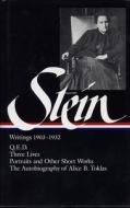 Stein: Writings 1903-1932: 1903-1932, Volume 1 di Gertrude Stein edito da Library of America