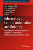Informatics in Control Automation and Robotics edito da Springer-Verlag GmbH