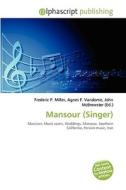 Mansour (singer) edito da Vdm Publishing House