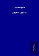 Allerlei Geister di August Kopisch edito da Salzwasser-Verlag GmbH