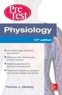 Physiology PreTest Self-Assessment and Review di Patricia Metting edito da McGraw-Hill Education Ltd