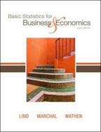 Basic Statistics For Business And Economics di Douglas A. Lind, William G. Marchal, Samuel Adam Wathen edito da Mcgraw-hill Education - Europe