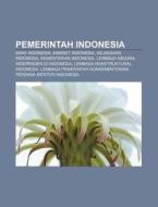 Pemerintah Indonesia: Bank Indonesia, Ka di Sumber Wikipedia edito da Books LLC, Wiki Series