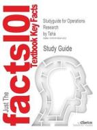 Studyguide For Operations Research By Taha, Isbn 9780130323743 di Cram101 Textbook Reviews edito da Cram101