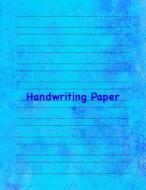 Handwriting Paper: 8.5x11 Notebook with 100 Pages of White Paper, with Guide Lines to Practice Handwriting! di Handwriting Books edito da INDEPENDENTLY PUBLISHED