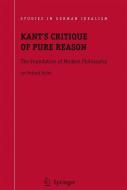 Kant's Critique of Pure Reason di Otfried Höffe edito da Springer Netherlands