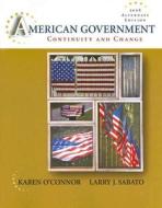 American Government di Karen O'Connor, Larry J. Sabato edito da Pearson Education (us)